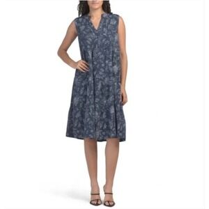 a line tea length mother of the bride dresses Dark Green Print A-Line Tea Length Mother Of Bride Dress